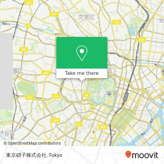 東京硝子株式会社 map