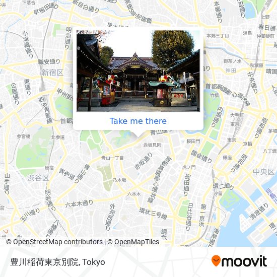 豊川稲荷東京別院 map