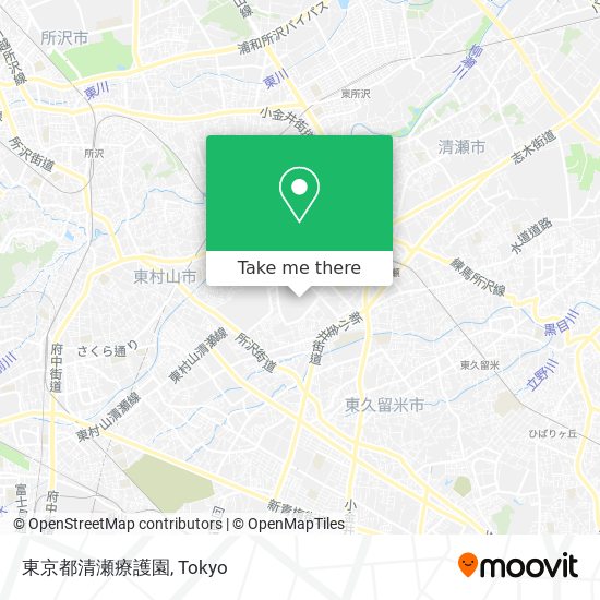 東京都清瀬療護園 map