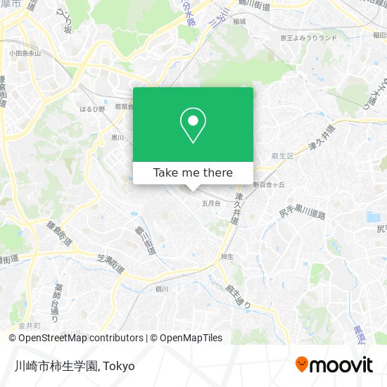 川崎市柿生学園 map
