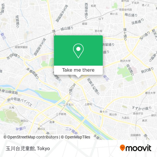 玉川台児童館 map