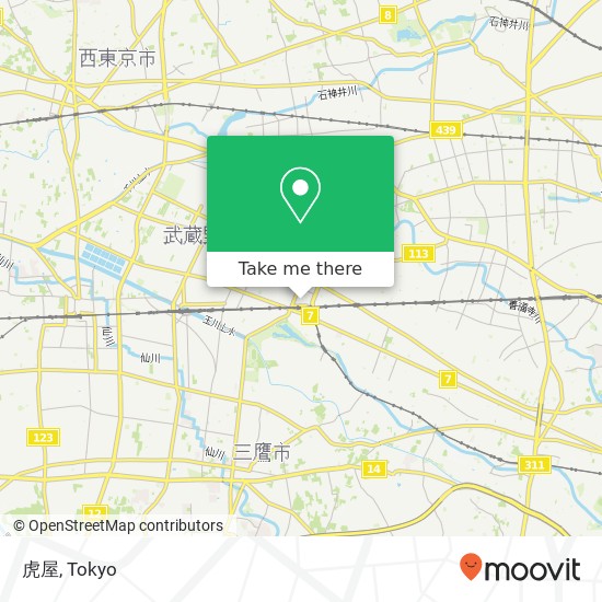 虎屋 map