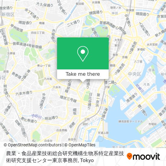 農業・食品産業技術総合研究機構生物系特定産業技術研究支援センター東京事務所 map