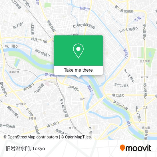 旧岩淵水門 map