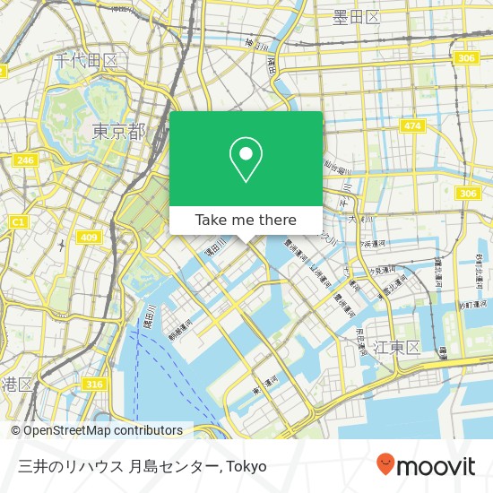 三井のリハウス 月島センター map