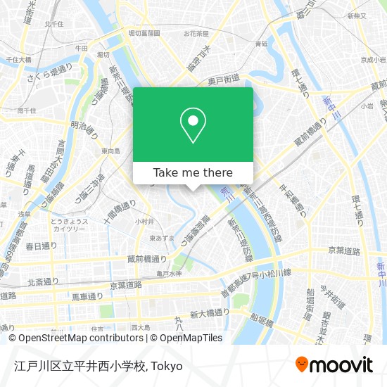 江戸川区立平井西小学校 map
