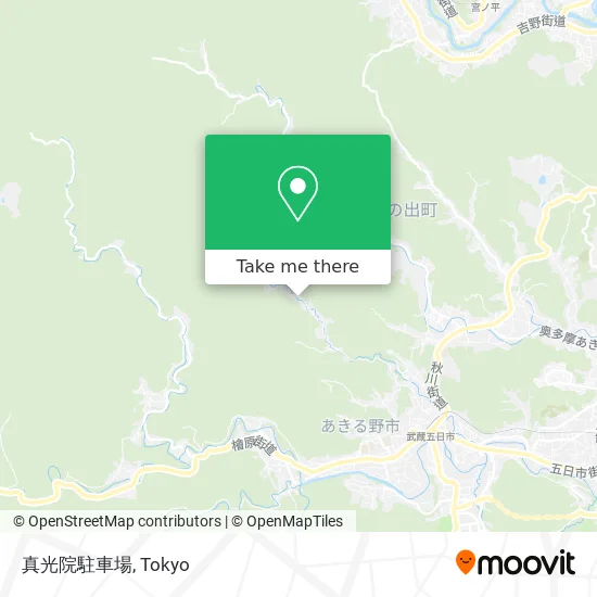 真光院駐車場 map