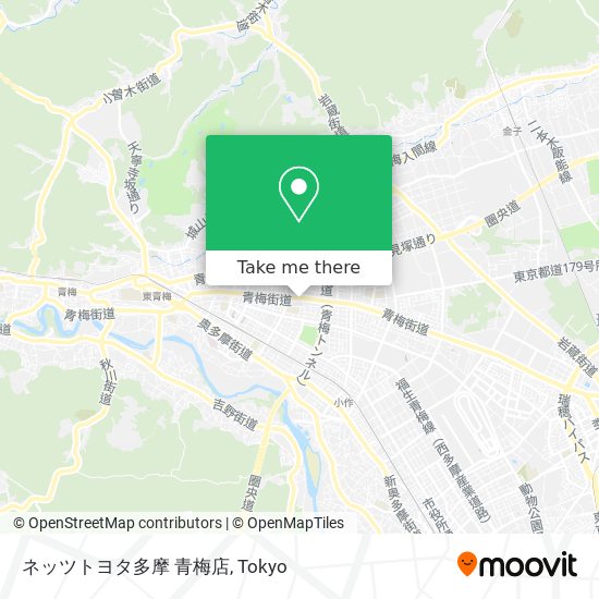 ネッツトヨタ多摩 青梅店 map
