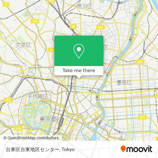 台東区台東地区センター map