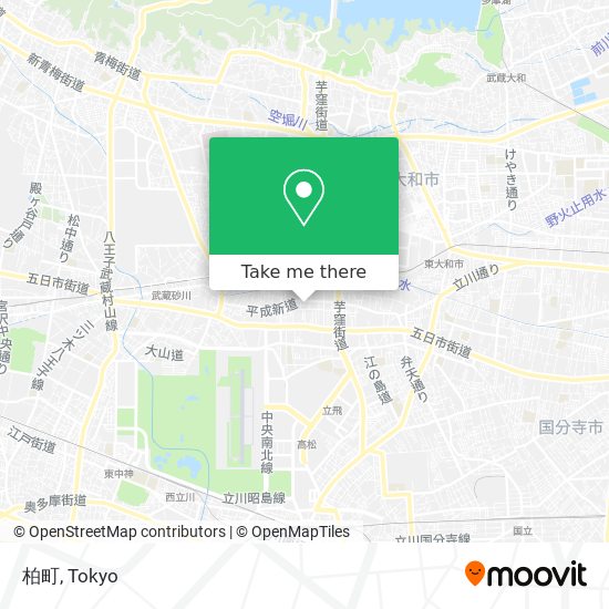 柏町 map