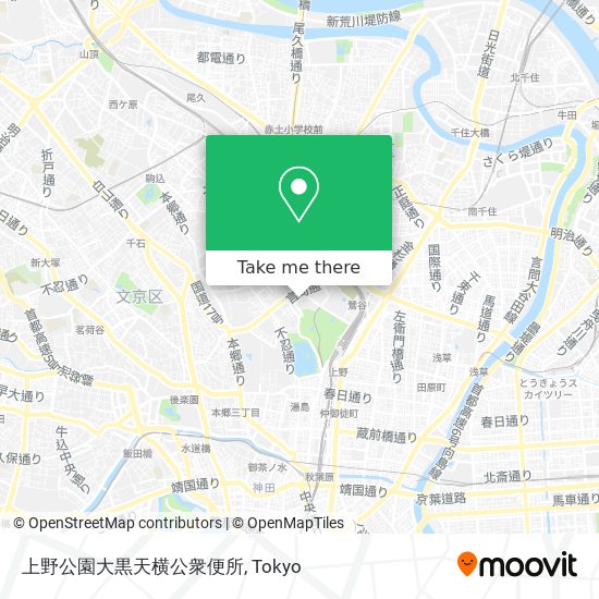 上野公園大黒天横公衆便所 map