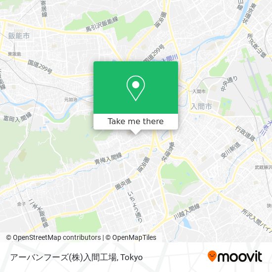 アーバンフーズ(株)入間工場 map