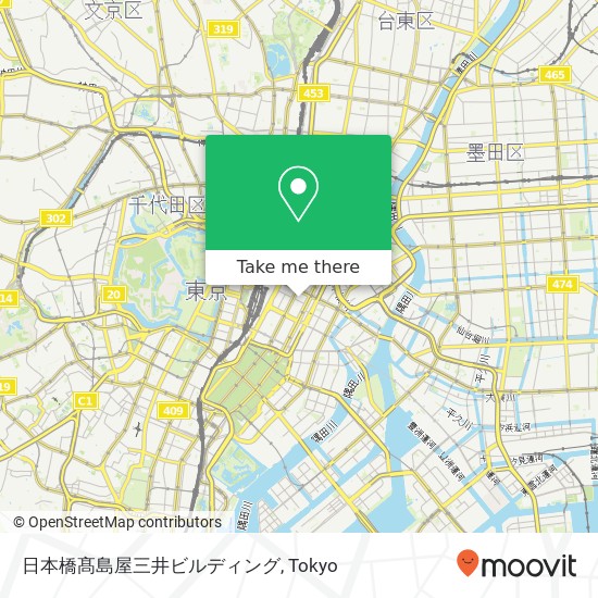 日本橋髙島屋三井ビルディング map