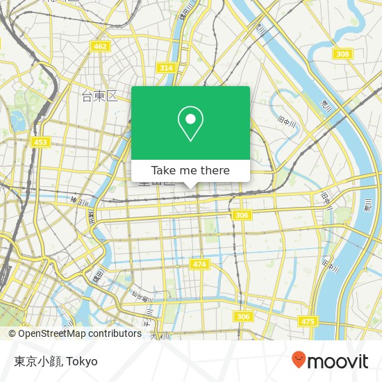 東京小顔 map