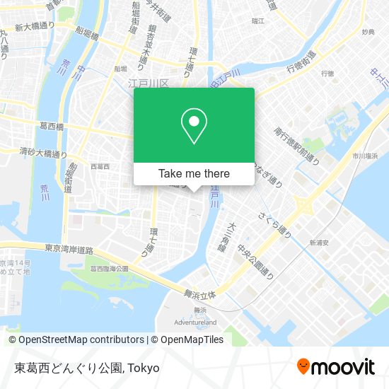 東葛西どんぐり公園 map