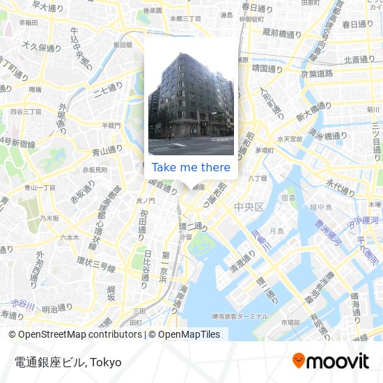 電通銀座ビル map