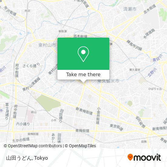 山田うどん map