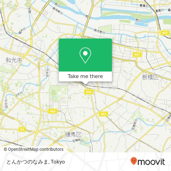 とんかつのなみま map