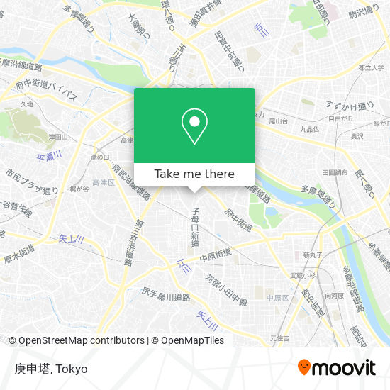 庚申塔 map