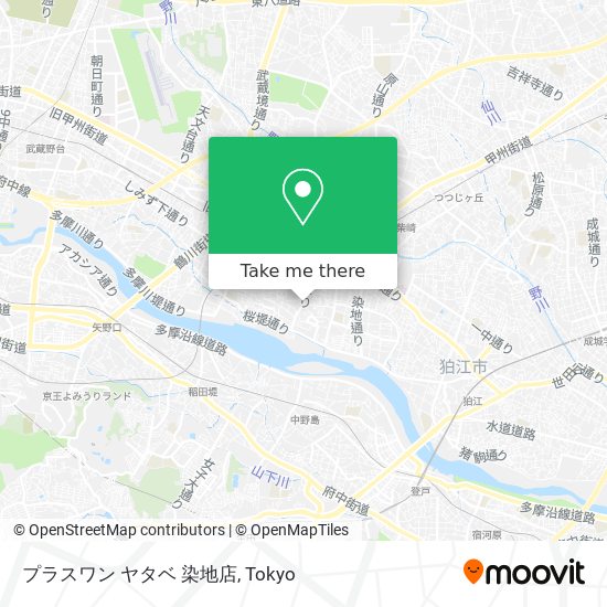 プラスワン ヤタベ 染地店 map