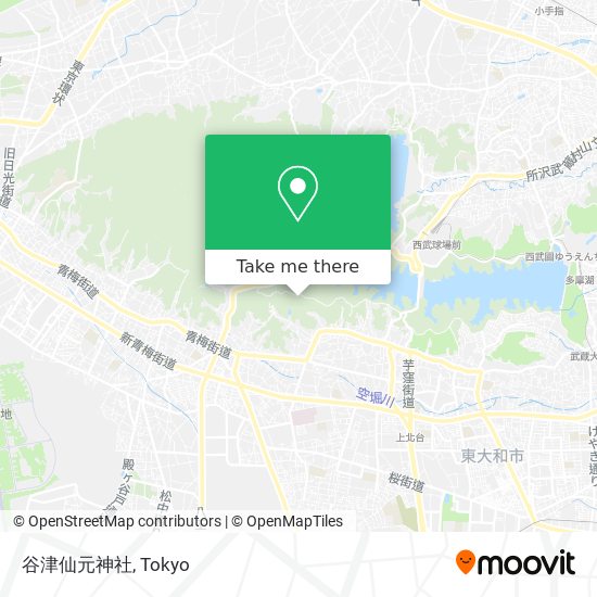 谷津仙元神社 map