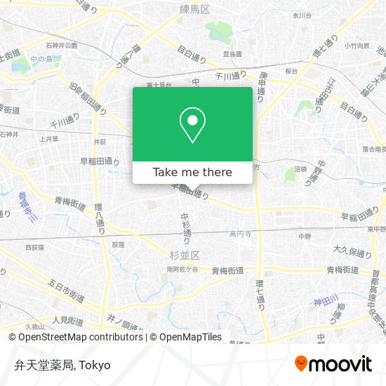 弁天堂薬局 map