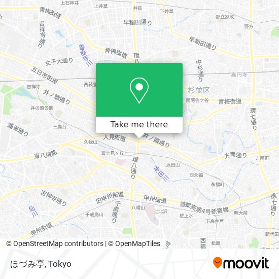 ほづみ亭 map