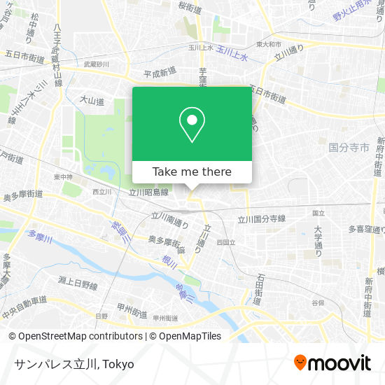 サンパレス立川 map