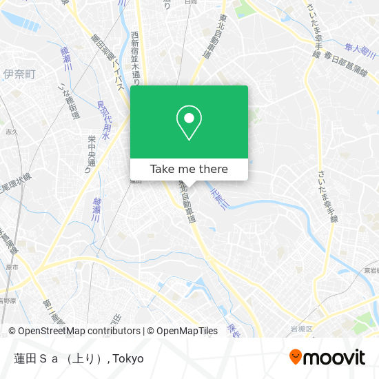 蓮田Ｓａ（上り） map