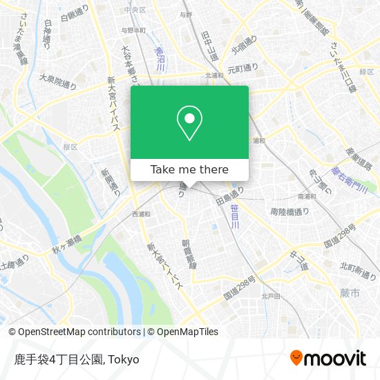 鹿手袋4丁目公園 map