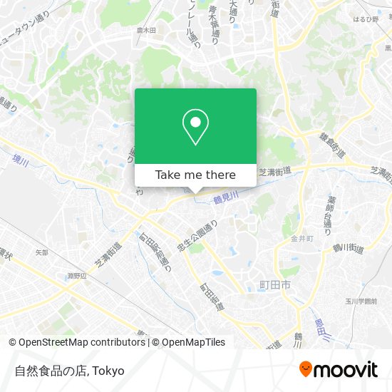 自然食品の店 map