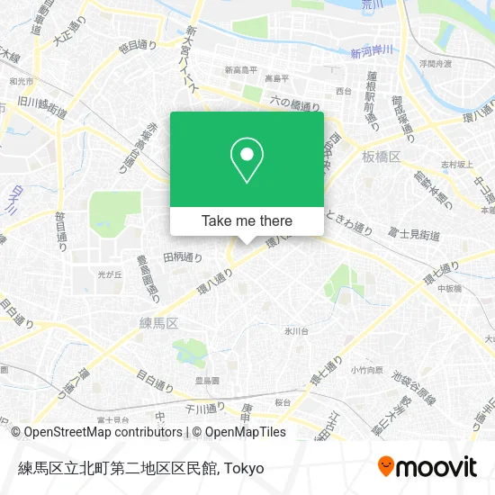 練馬区立北町第二地区区民館 map