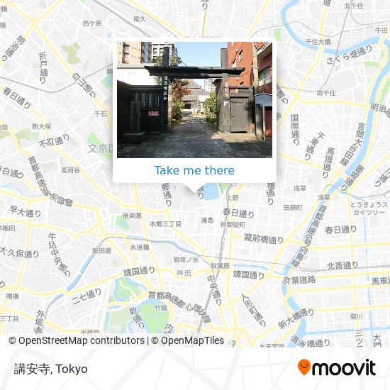 講安寺 map