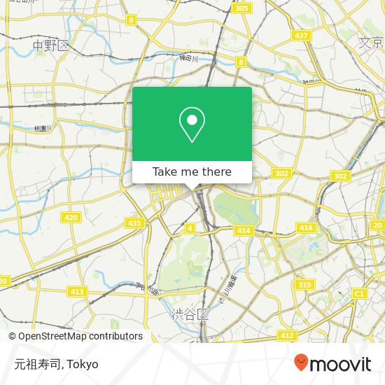 元祖寿司 map