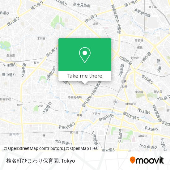 椎名町ひまわり保育園 map