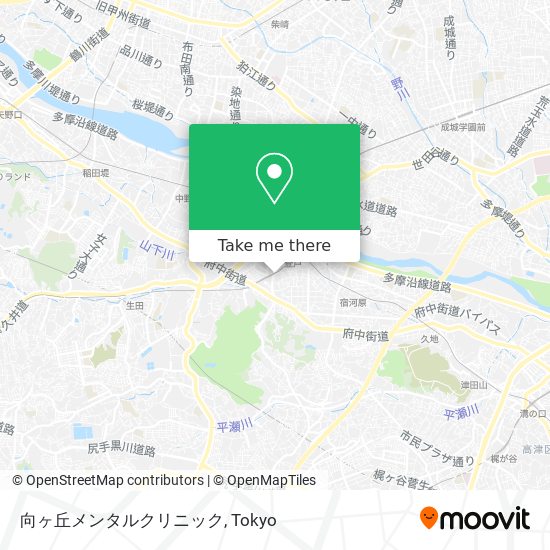 向ヶ丘メンタルクリニック map