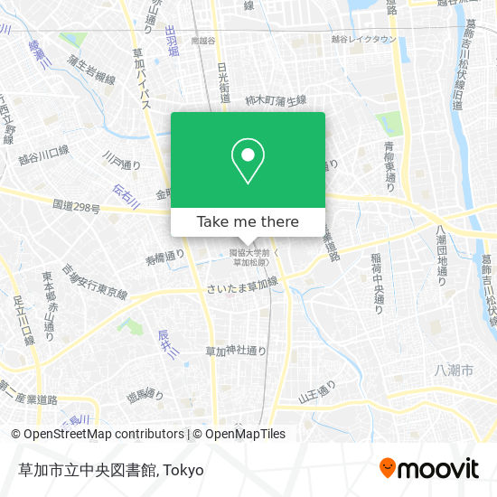 草加市立中央図書館 map