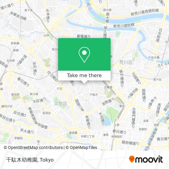 千駄木幼稚園 map