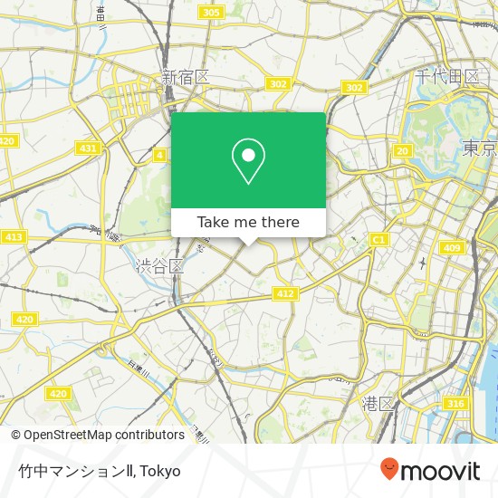 竹中マンションⅡ map