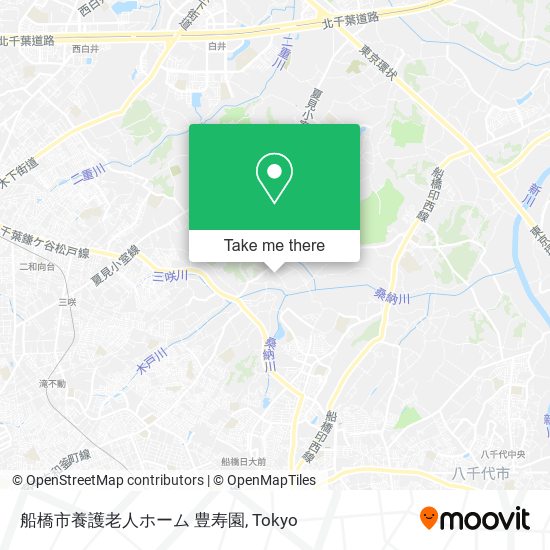 船橋市養護老人ホーム 豊寿園 map
