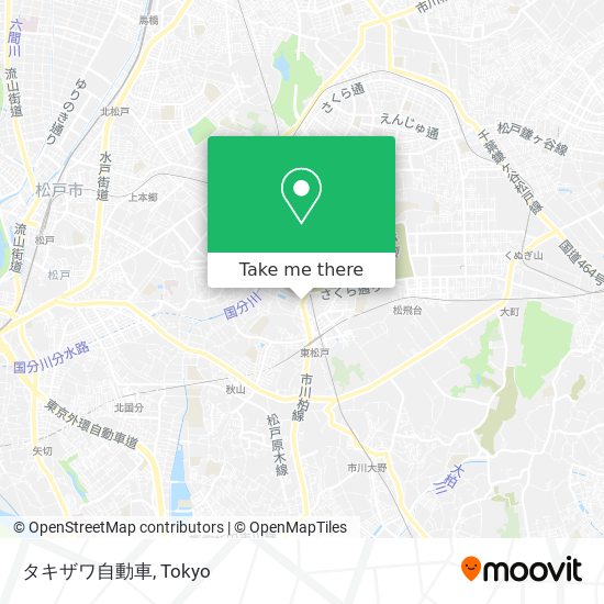 タキザワ自動車 map