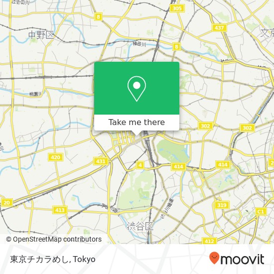 東京チカラめし map