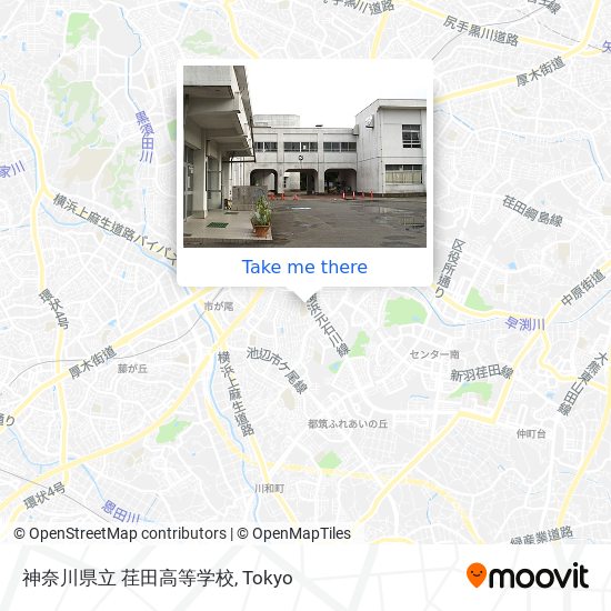 神奈川県立 荏田高等学校 map