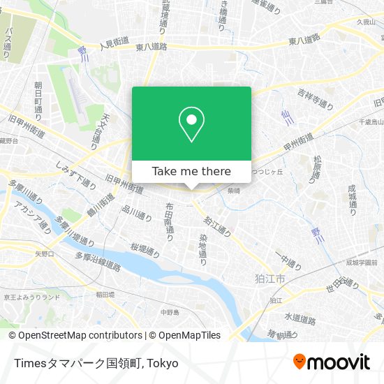 Timesタマパーク国領町 map