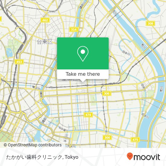 たかがい歯科クリニック map