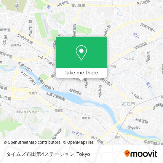 タイムズ布田第4ステーション map