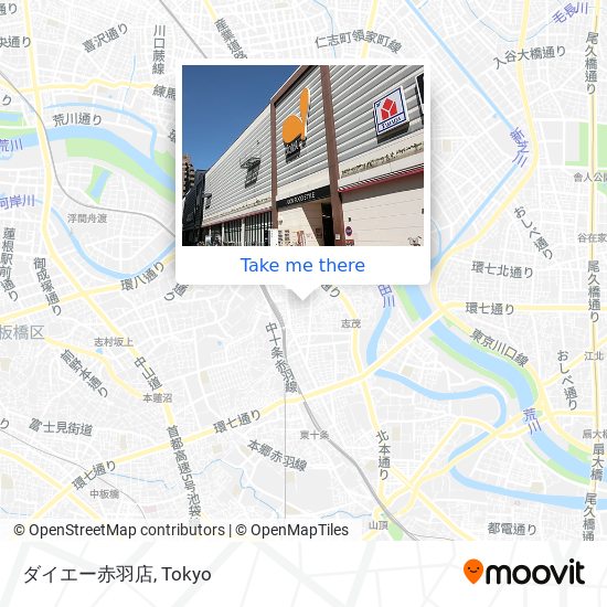 ダイエー赤羽店 map