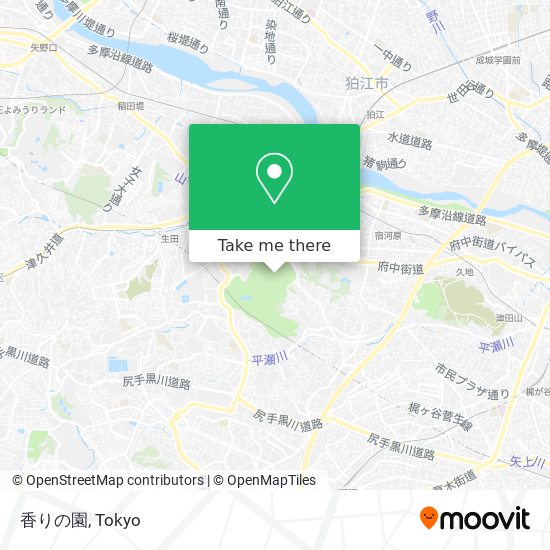 香りの園 map