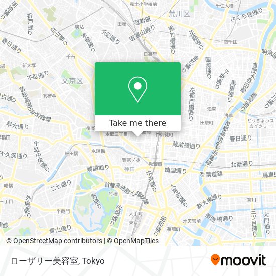 ローザリー美容室 map