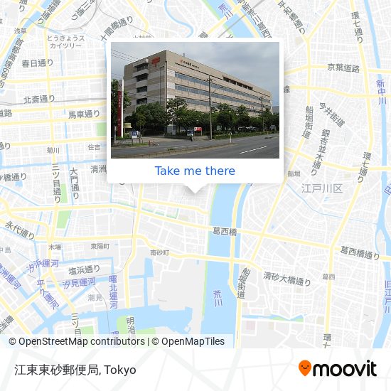江東東砂郵便局 map